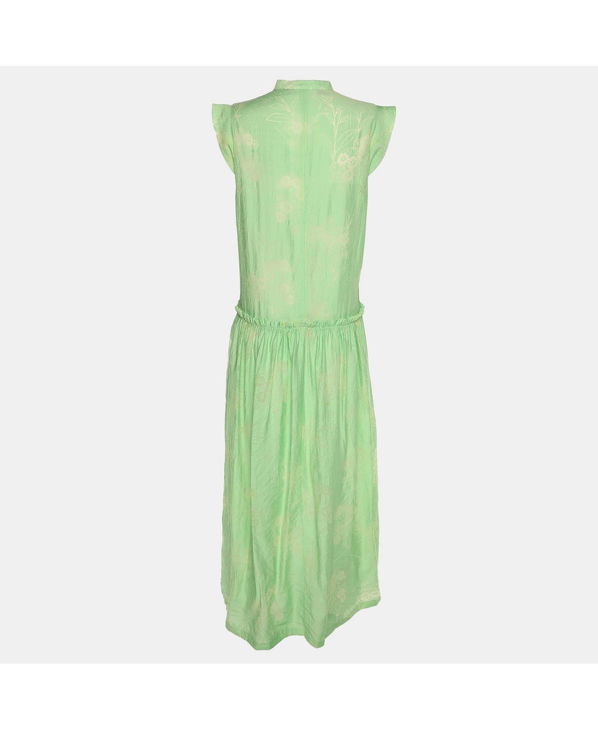 Pre-Owned Love Moschino Women's Printed Chiffon Sleeveless Maxi Dress view 2 — MAYCSS fashion products