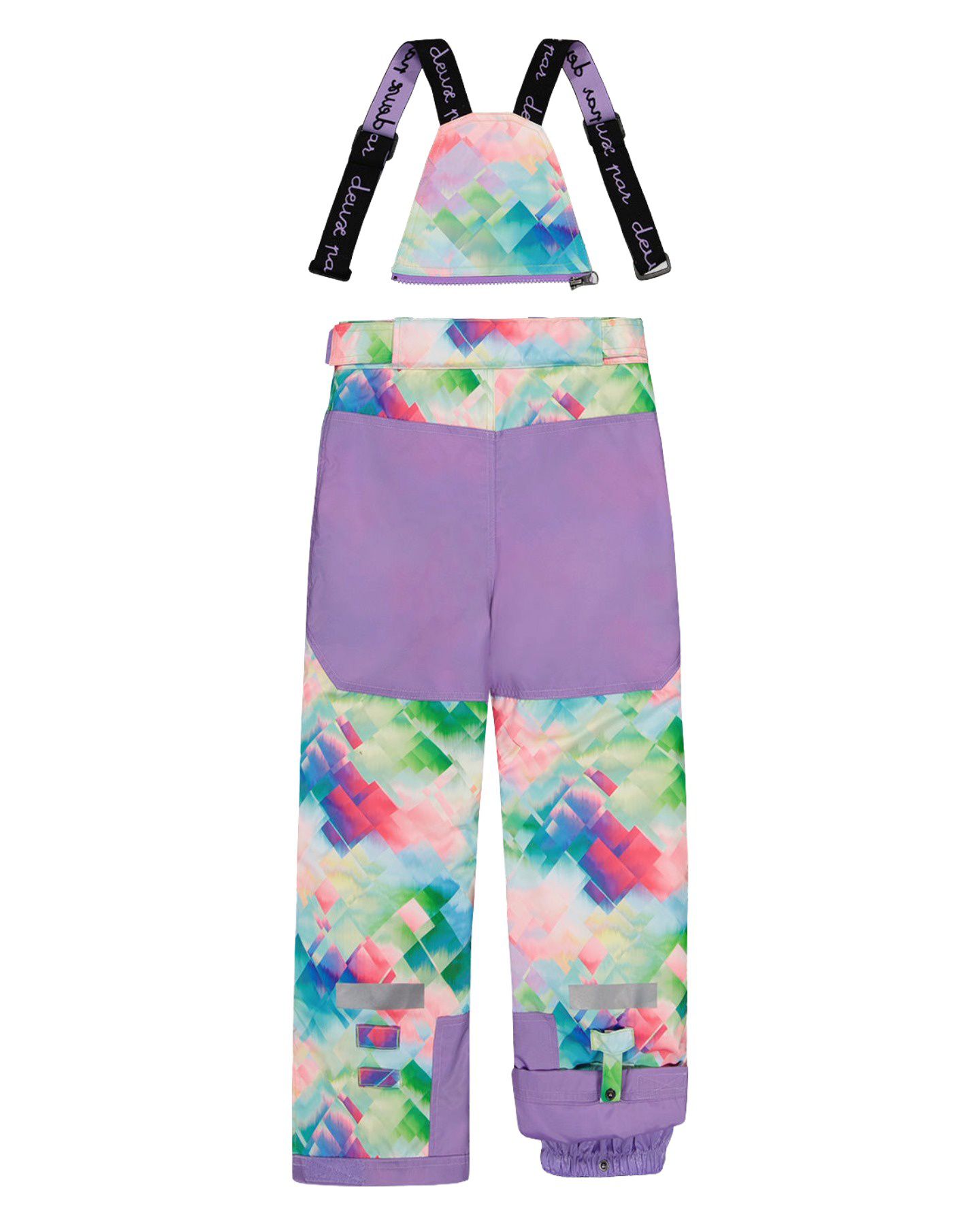 Deux par Deux Little and Big Girl's (6-16) Two Piece Teknik Snowsuit, цвет: Multicolored With A Diamond Pattern — фото 11