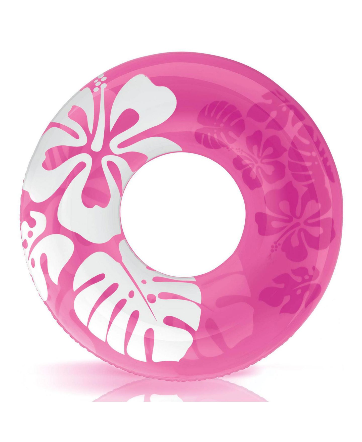 Детские игрушки Intex Colorful Transparent Inflatable Swimming Pool Single Ring Float — фото 2