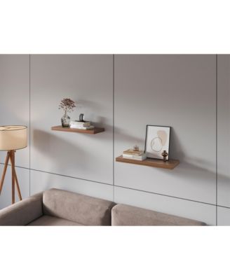 Iva Floating Shelf in Melamine x2