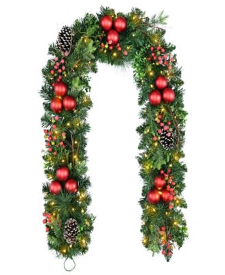 72" Pre-Lit Artificial Christmas Garland