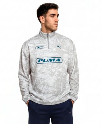 Men's Camo Graphic Half-Zip T-Shirt