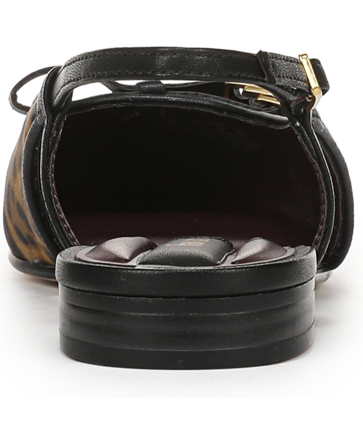 Женские балетки Franco Sarto Ethel Slingback Square Toe Dress Flats, цвет: Верблюжий леопардовая искусственная кожа — фото 3