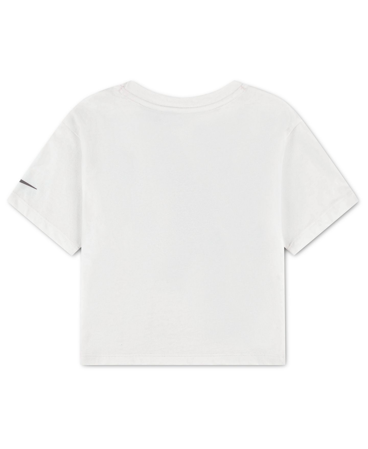 Футболка Nike Juxta-Girl Short-Sleeve Boxy T-Shirt для девочек, цвет: Молочный — фото 5