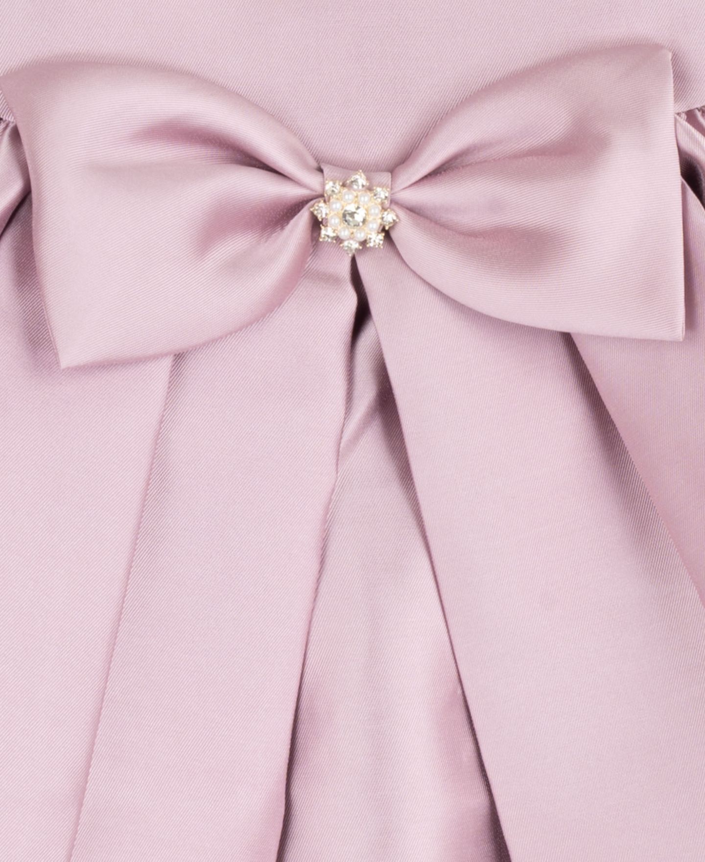 Платье Rare Editions Solid Mikado Drop Waist Dress для девочек, цвет: Розовато-лиловый — фото 4