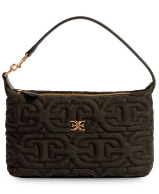 Ethyl Quilted Zip-Top Demi Small Shoulder Handbag