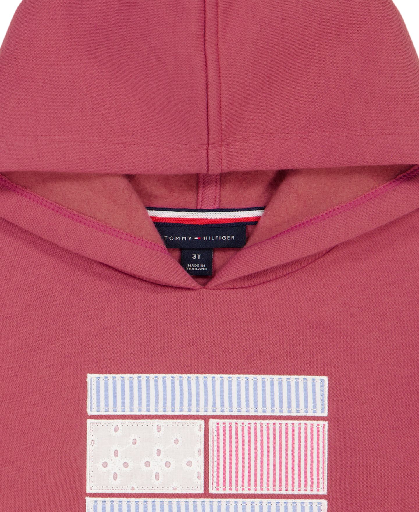 Комплект Tommy Hilfiger Long-Sleeve Hoodie and Pants, 2-Piece Set для девочек, цвет: Malaga — фото 5