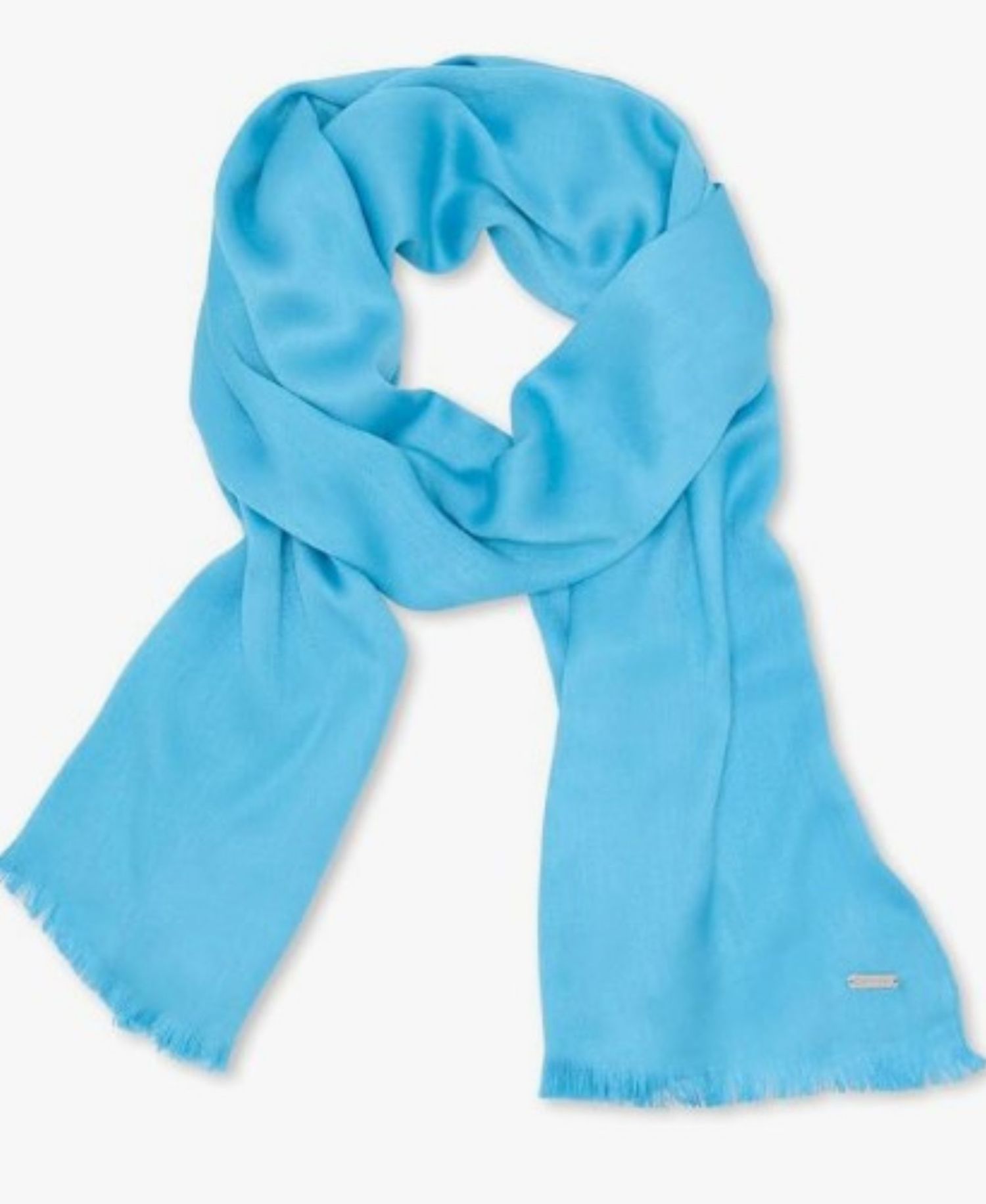 Women's Solid Satin-Feel Pashmina Scarf