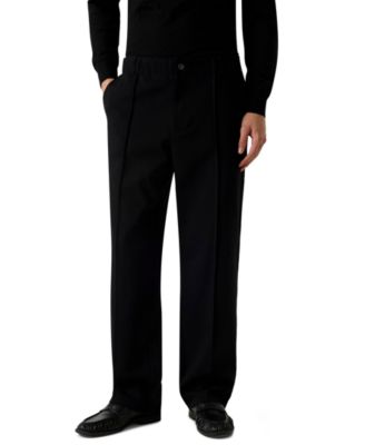 Men's Diagonal Relaxed-Fit Dress Pants