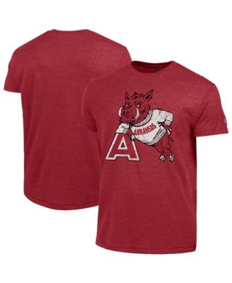 Men's Cardinal Arkansas Razorbacks Triumph Tri-Blend T-Shirt
