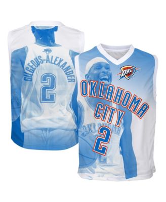 Big Boys and Girls Shai Gilgeous-Alexander Blue Oklahoma City Thunder Hometown Fashion Jersey
