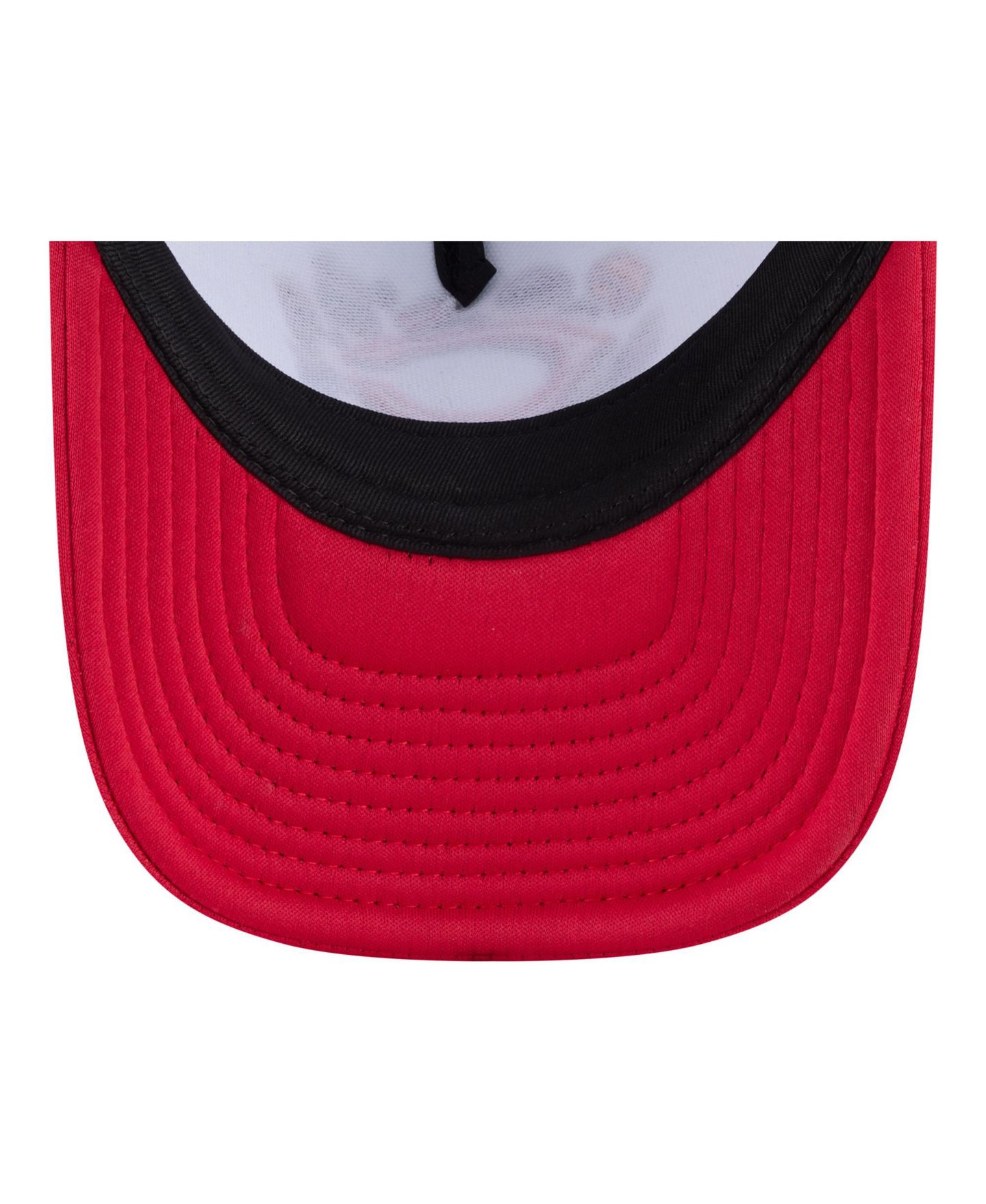 Детская кепка New Era White/Red Cincinnati Reds Food A-Frame 9FORTY Trucker Adjustable Hat — фото 5
