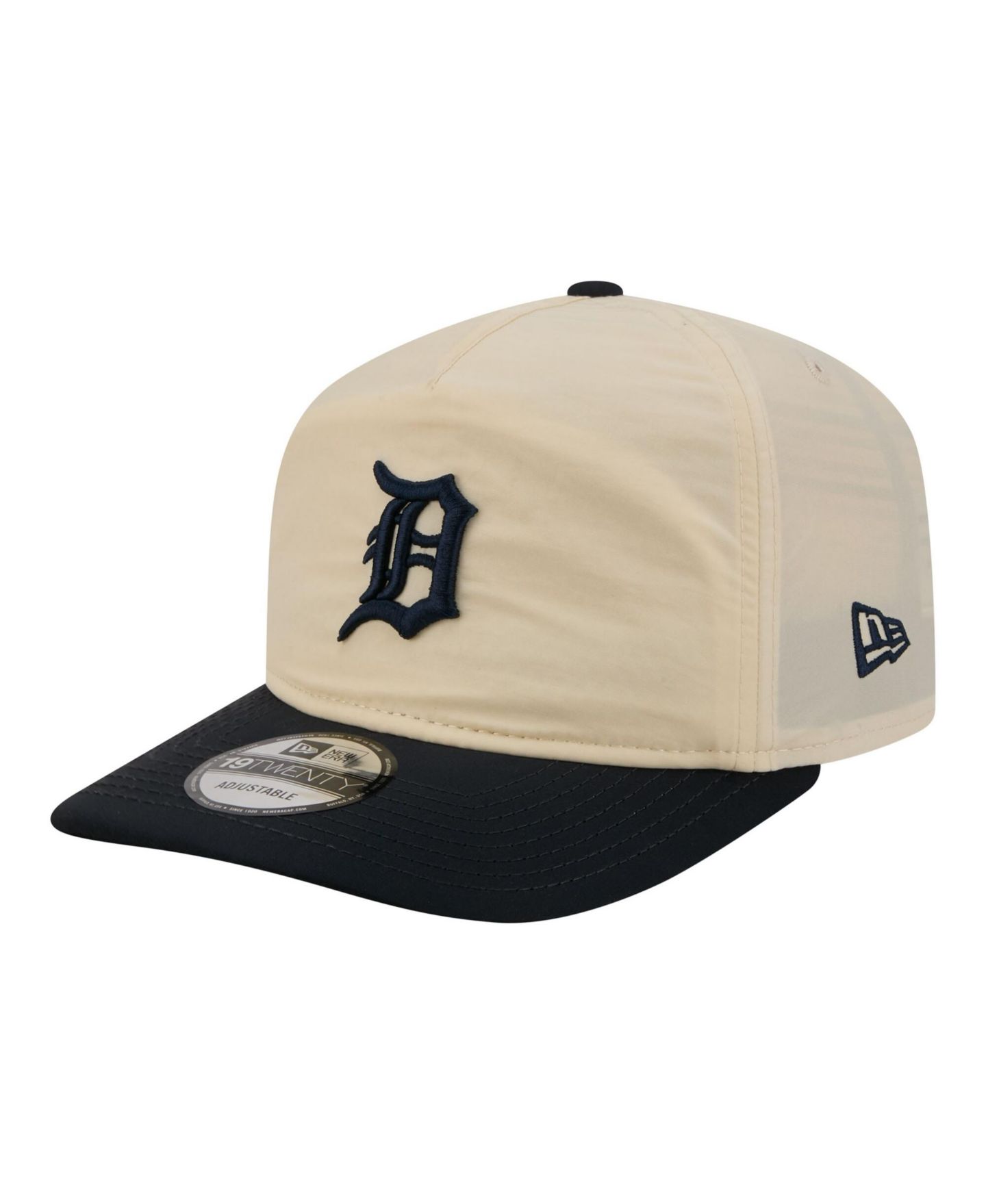 Мужская кепка New Era Cream/Navy Detroit Tigers Everyday 19TWENTY Adjustable Hat — фото 1
