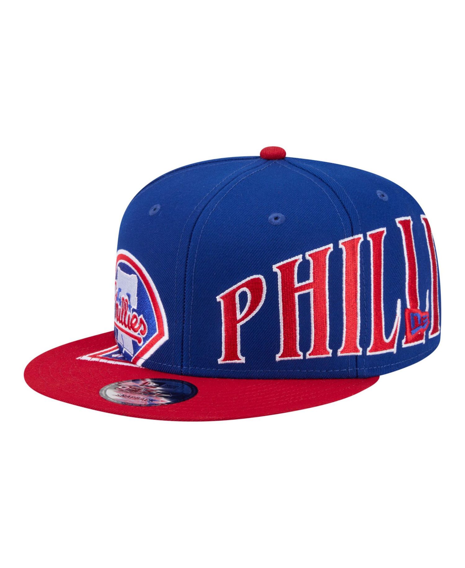 Men's Royal/Red Philadelphia Phillies Stretched Two-Tone 9FIFTY Adjustable Hat