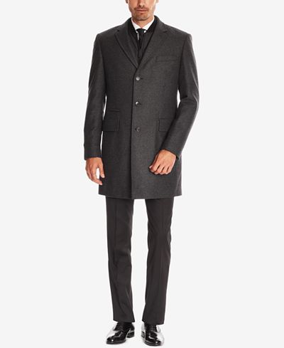BOSS Men's Removable-Bib Car Coat