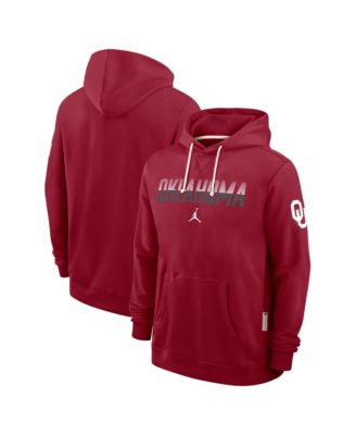 Men's Crimson Oklahoma Sooners 2026 Sideline Standard Issue Dri-FIT Hoodie