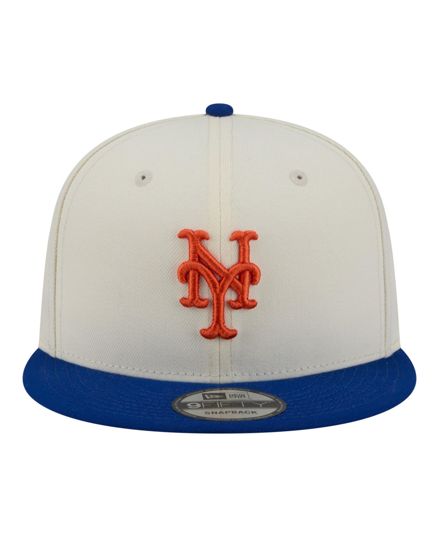 Men's Cream/Royal New York Mets Localized 9FIFTY Snapback Hat