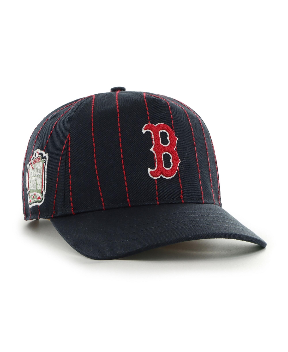 '47 Brand Men's Rawlings Navy Boston Red Sox Pinstripe Hitch Adjustable Hat - Navy