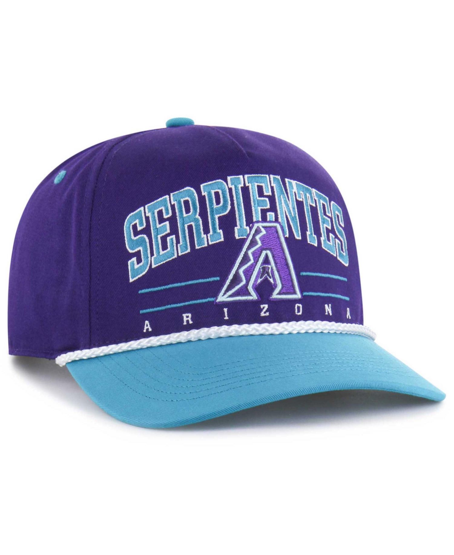 Men's '47 Purple Arizona Diamondbacks City Connect Roscoe Rope Hitch Adjustable Hat