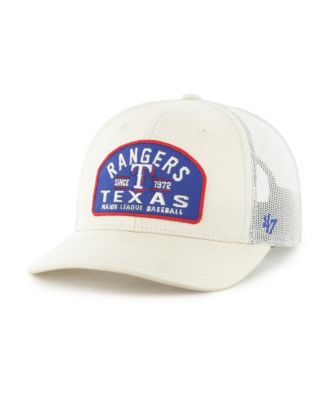 Men's Cream Texas Rangers Leland Adjustable Trucker Hat
