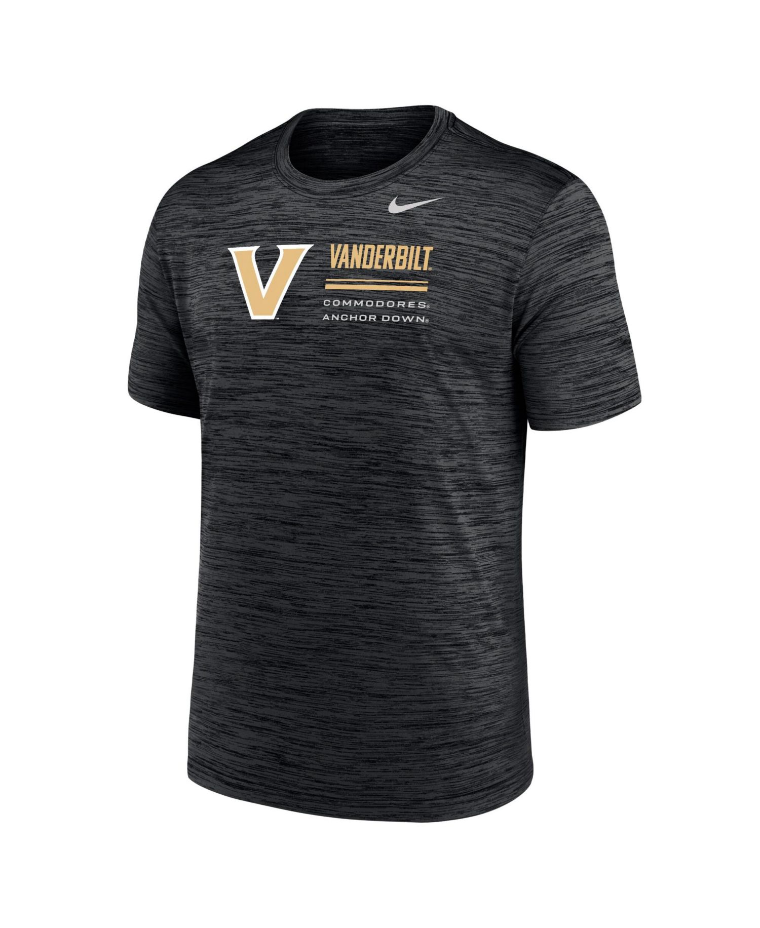 Men's Black Vanderbilt Commodores Velocity Dri-FIT T-Shirt
