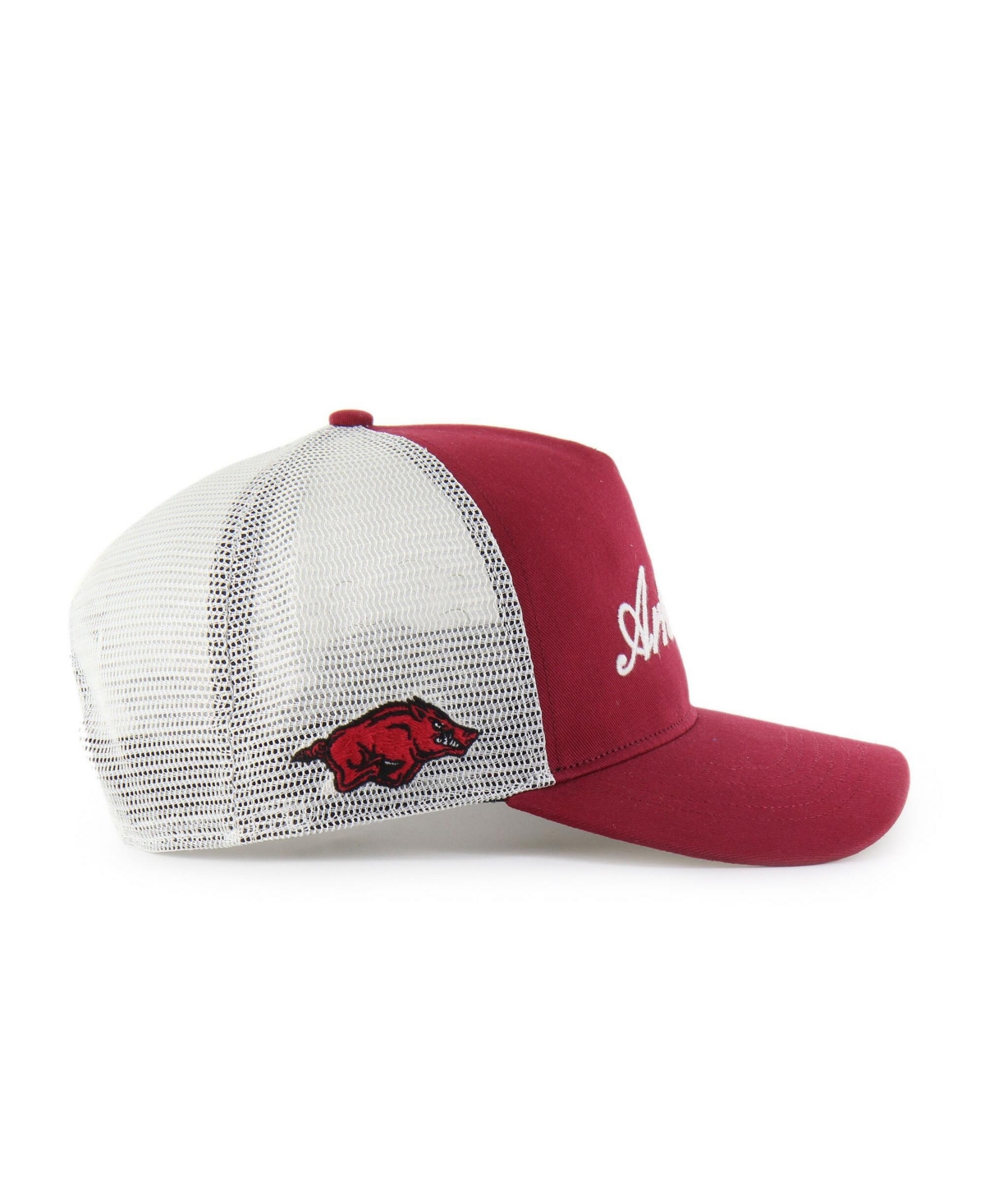'47 Brand Men's and Women's Cardinal Arkansas Razorbacks Contemporary Basics Foundation Trucker Hitch Adjustable Hat