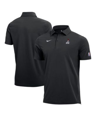 Men's Black Washington Wizards 2025/26 Authentic Dri-FIT Coaches Polo Shirt