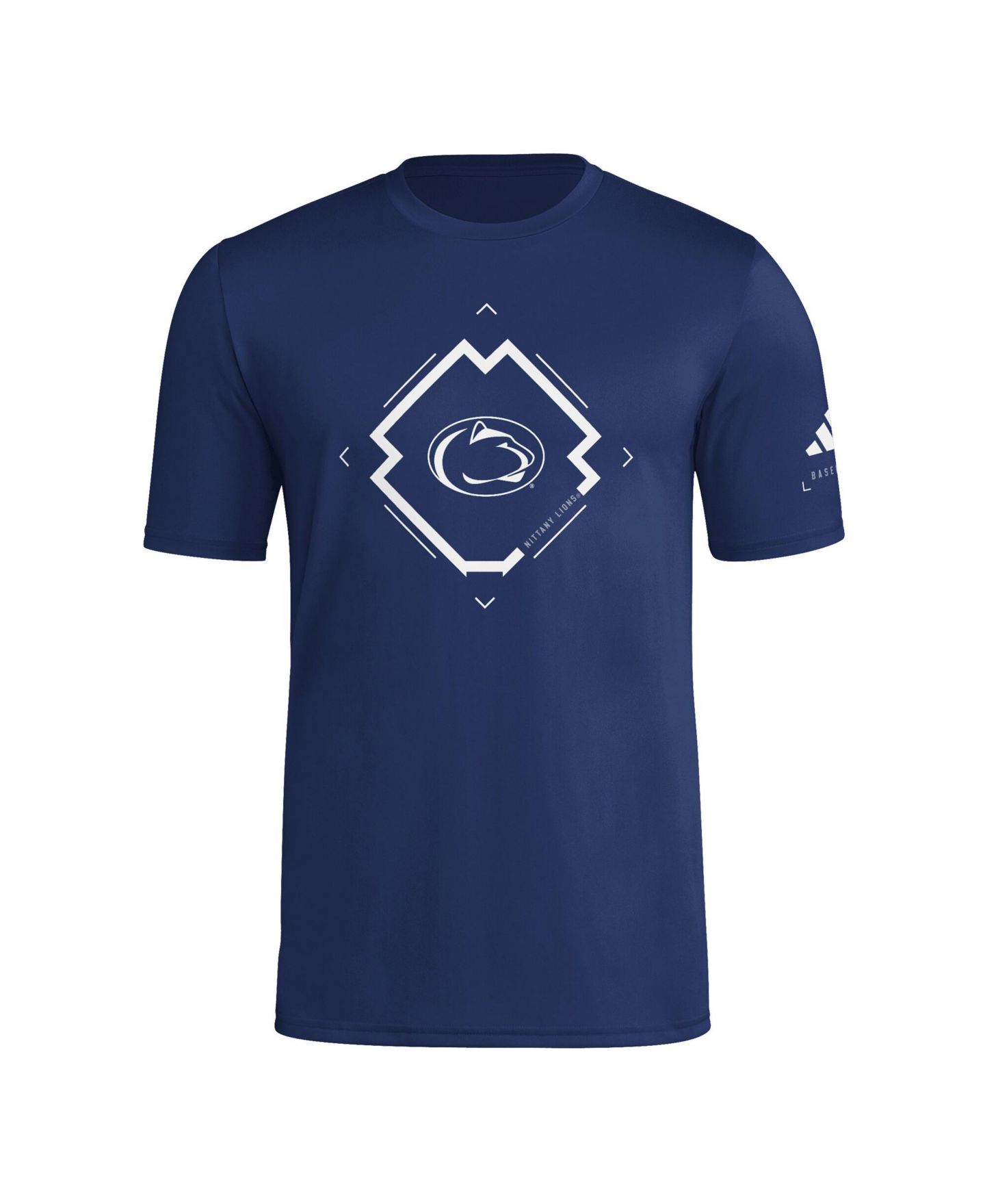 Мужская футболка adidas Navy Penn State Nittany Lions Baseball Polyester — фото 3