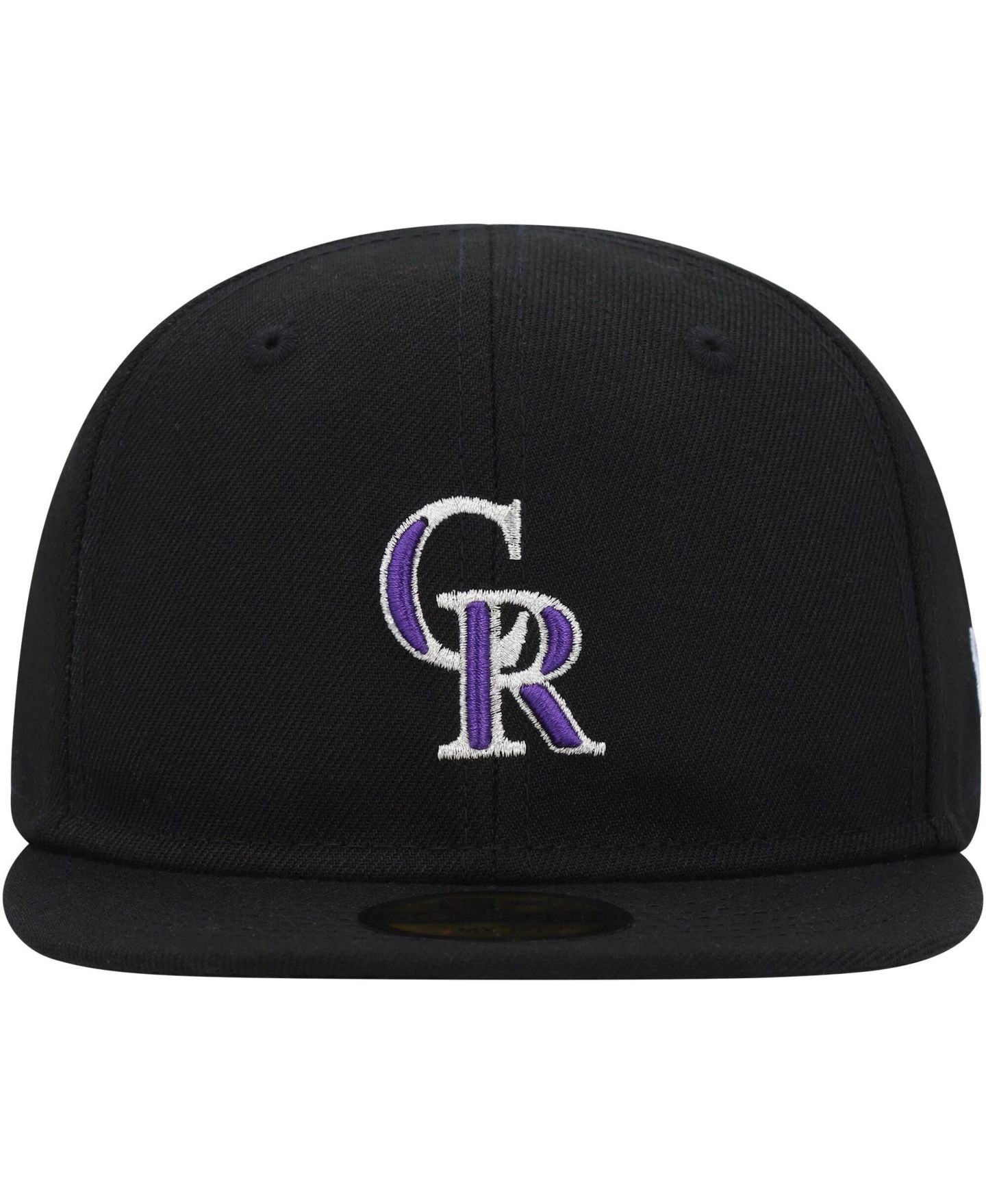 Кепка New Era Black Colorado Rockies My First 59FIFTY Fitted Hat для малышей — фото 4