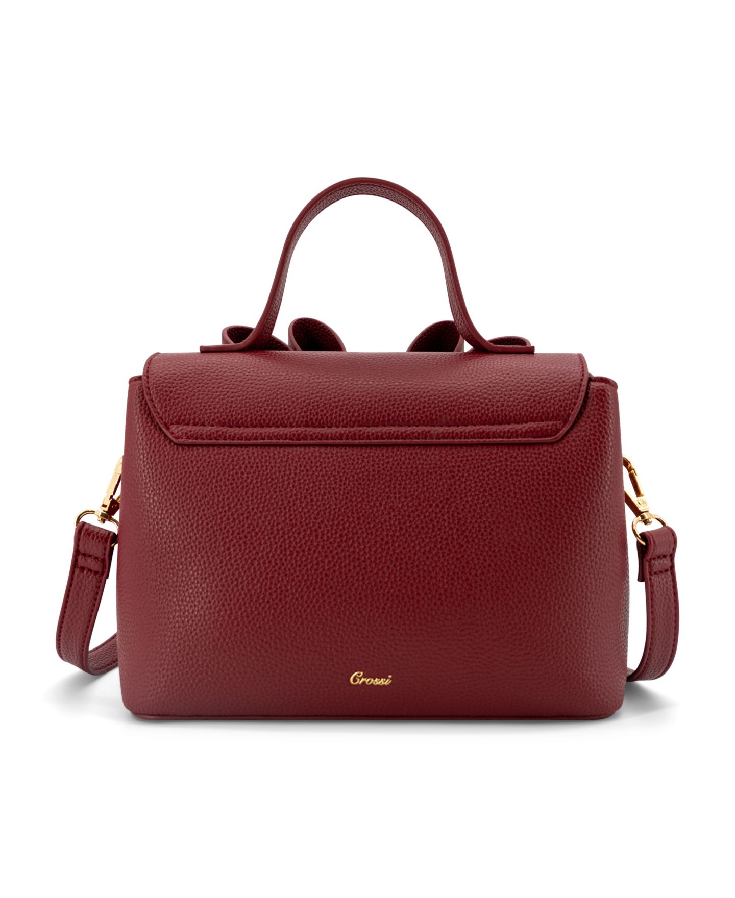 Женская сумка LIKE DREAMS Linda Double Bow Small Crossbody Handbag, цвет: Вишнёвый красный — фото 2