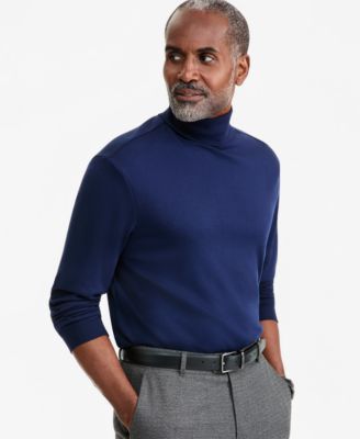 Men's Solid Turtleneck Shirt