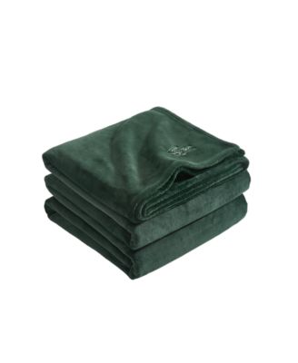 Home Courtside Coco Flannel Ultra-Soft Blanket, Full/Queen