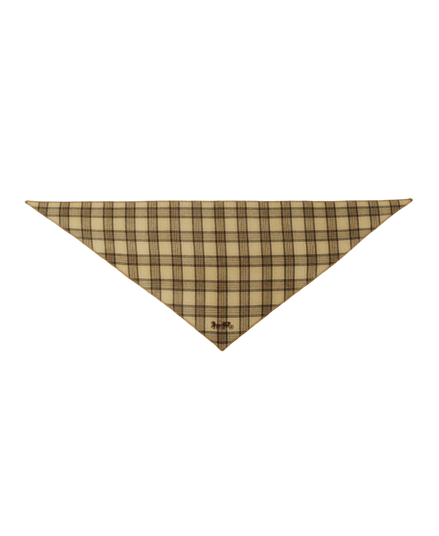 Lucy Plaid Triangle Scarf