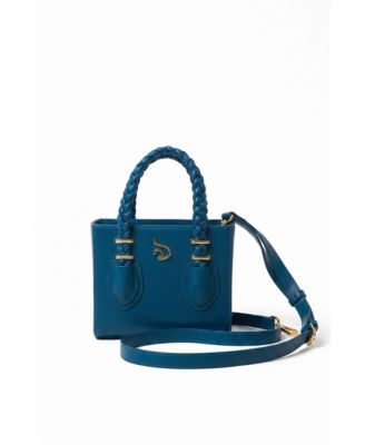 Mesan Women's Boxy Tote with Gold Hardware