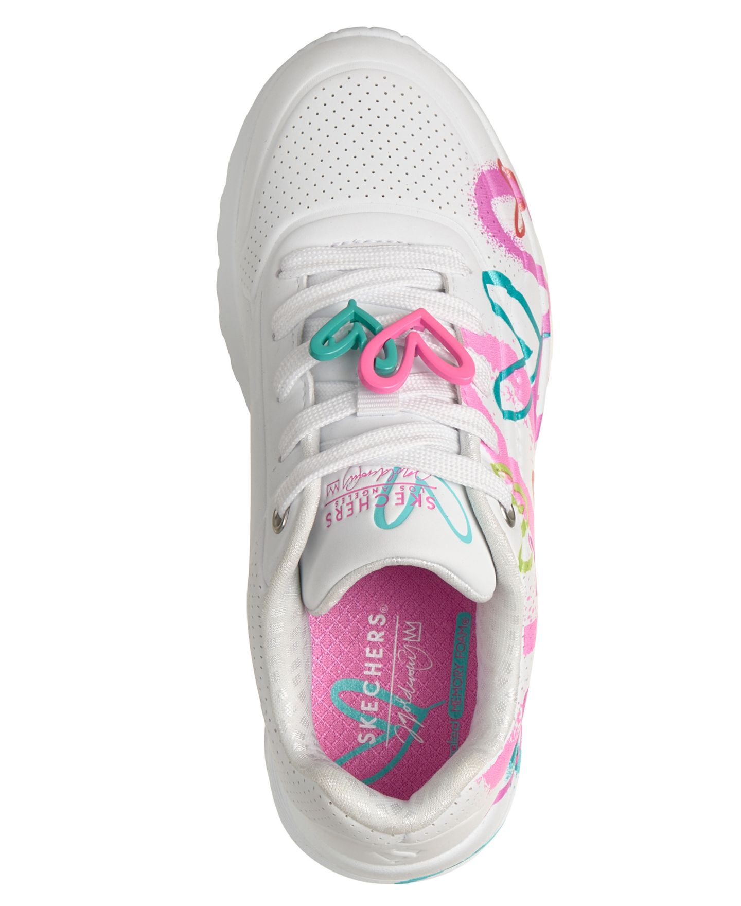 Детские кроссовки Skechers J Goldcrown: Uno Lite - Flutter Hearts — фото 5