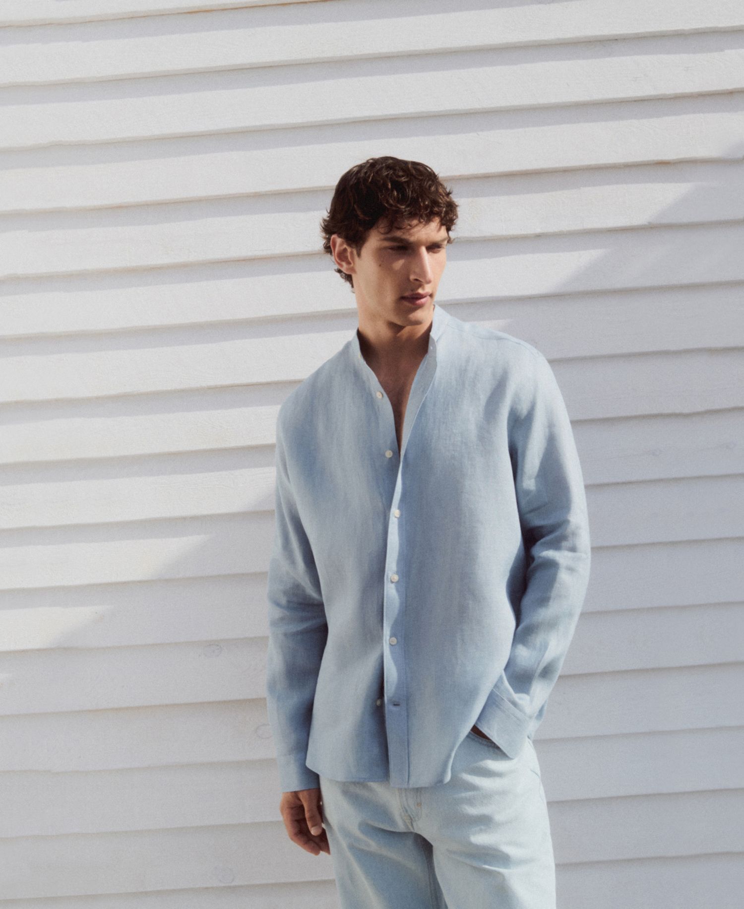 Men's Regular-Fit Linen Shirt