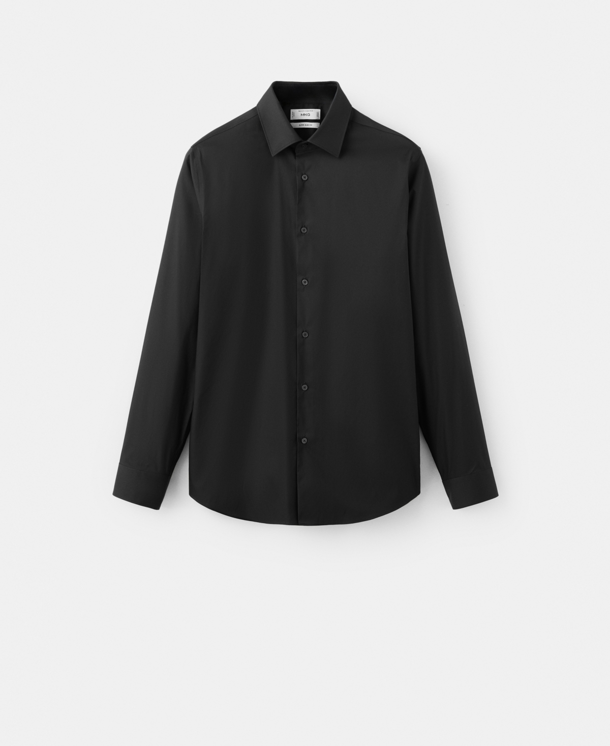 Mango Men's Super Slim Fit Cotton Stretch Dress Shirt