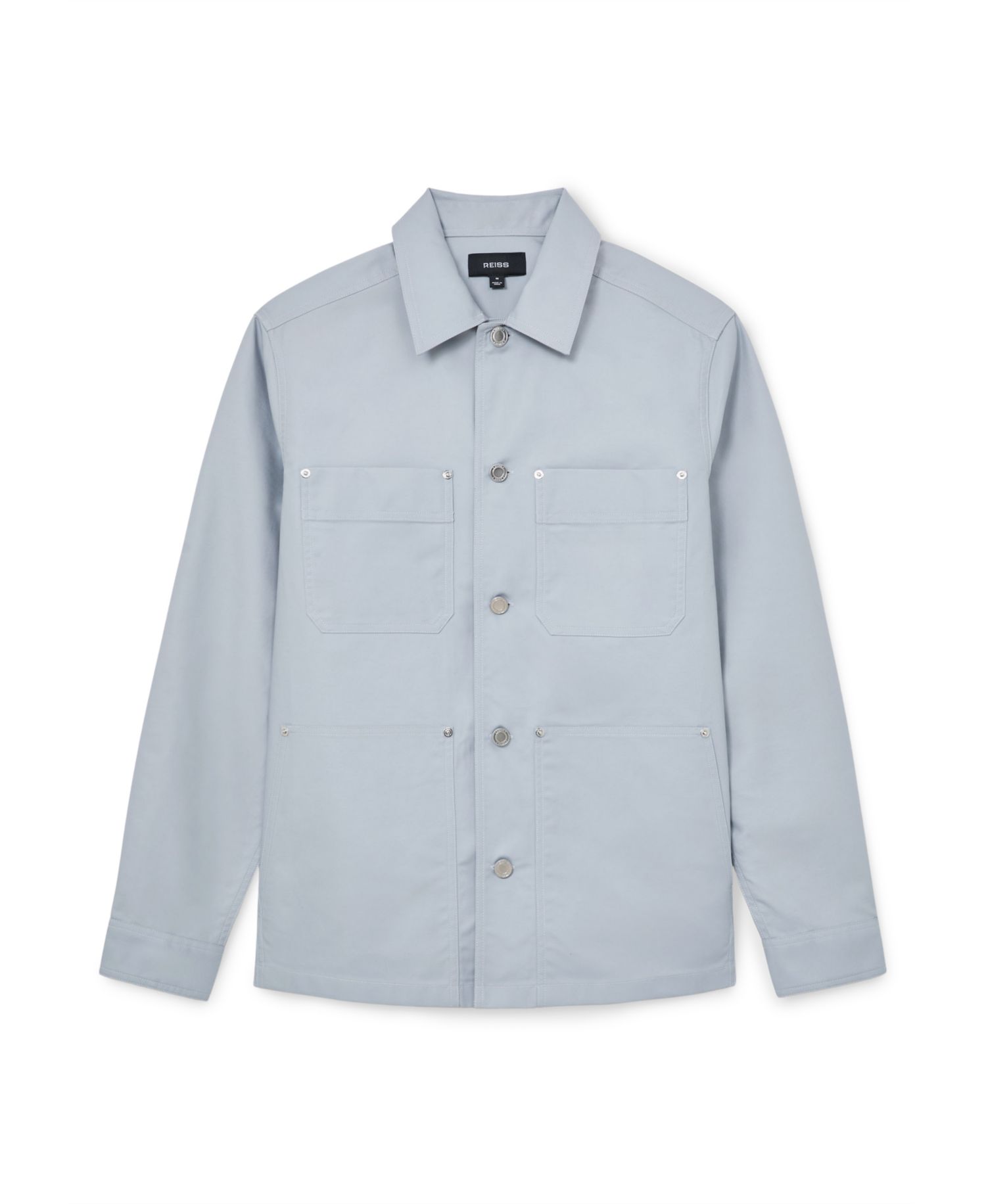 Men's Yorker Cotton-Twill Four-Pocket Overshirt