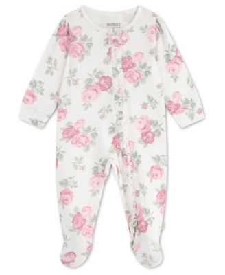 Baby Girls' Babywear Long-Sleeve Footed Coverall