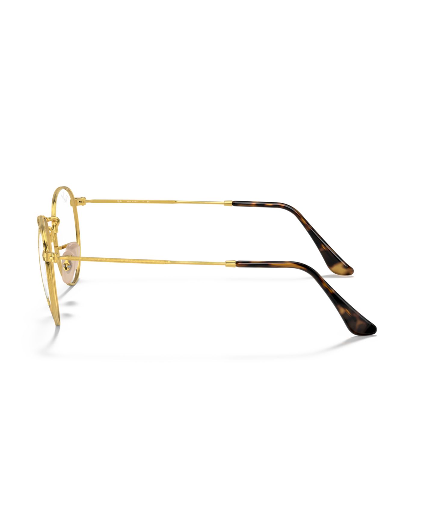 Очки Ray-Ban Unisex Round Metal Optics Eyeglasses, RB3447V, цвет: Золотой — фото 3