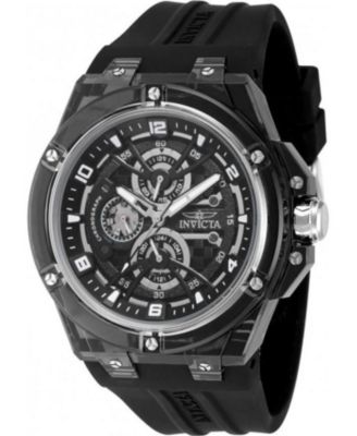Men's 48803 Invicta Racing Saphirex Quartz Chronograph Black Dial Watch