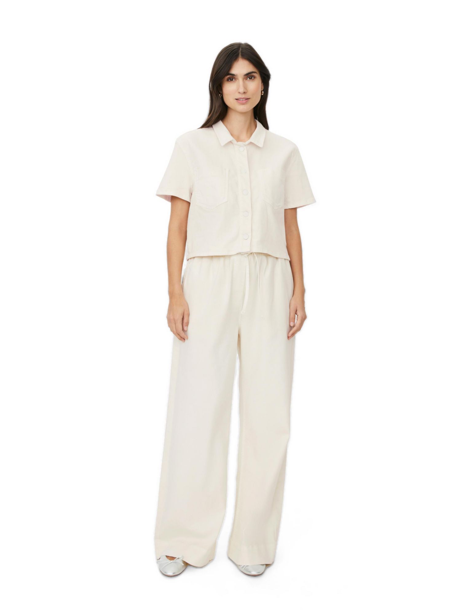 Women's Maivonelle Cropped Short-Sleeve Shirt