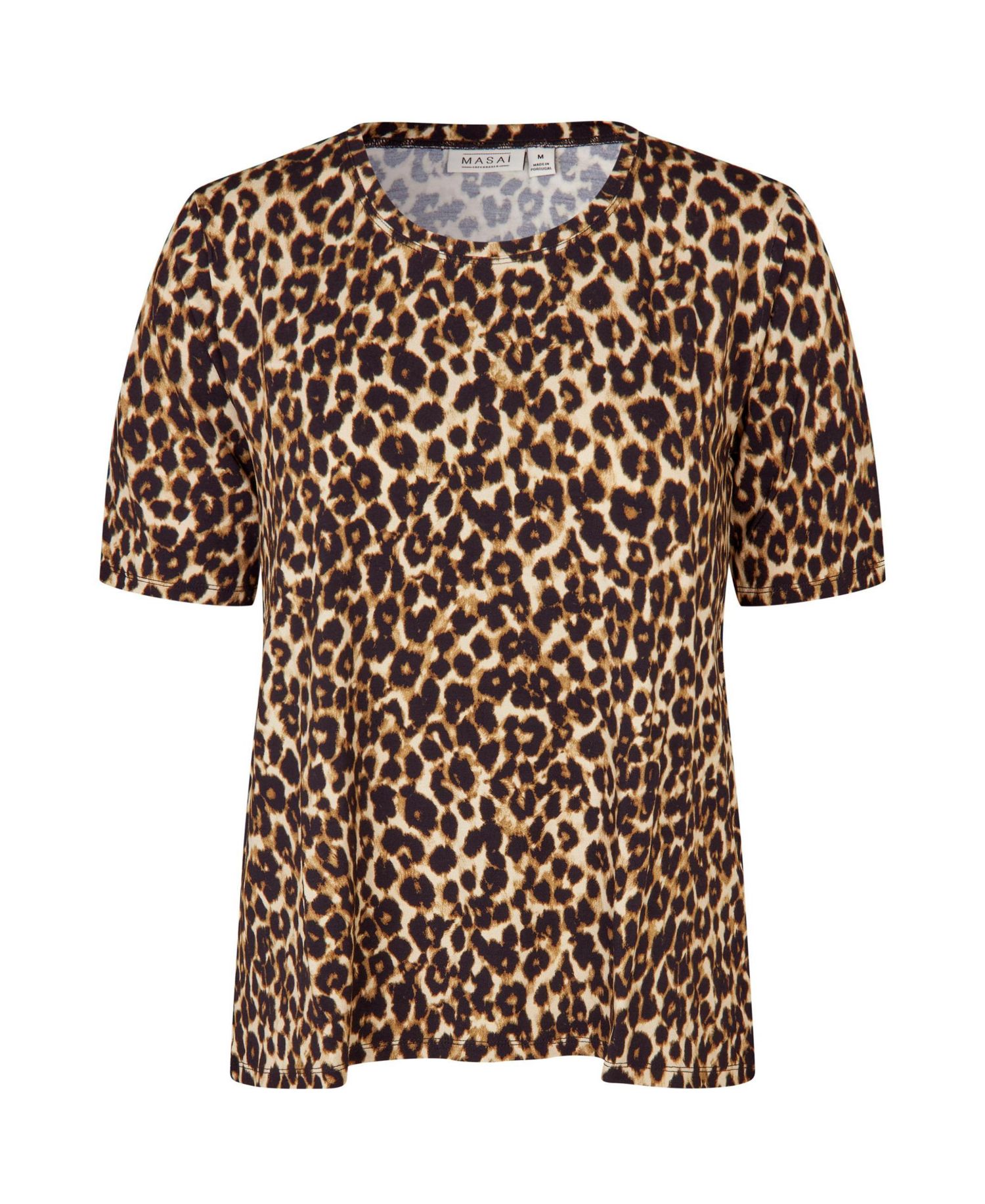 Women's MaButta Leopard Print Retro T-Shirt