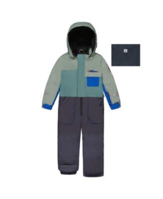 Little and Big Boy (6-14) One Piece Play Snowsuit Sage