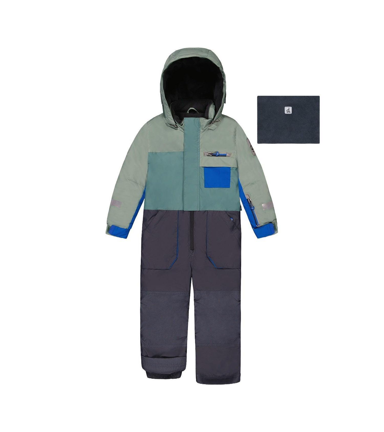 Little and Big Boy (6-14) One Piece Play Snowsuit Sage