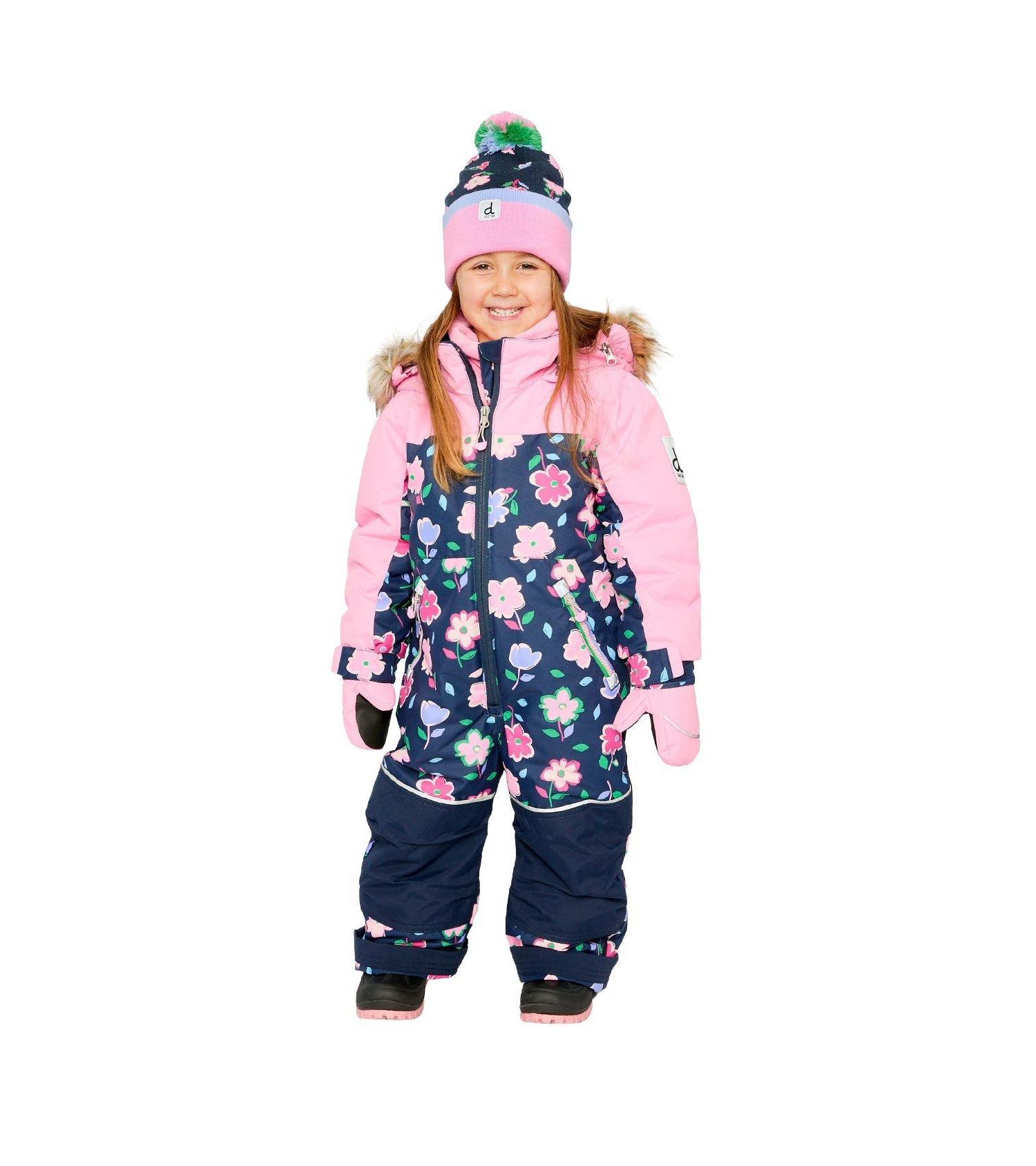 Little and Big Girl (6-8) Discover Snowsuit One Piece