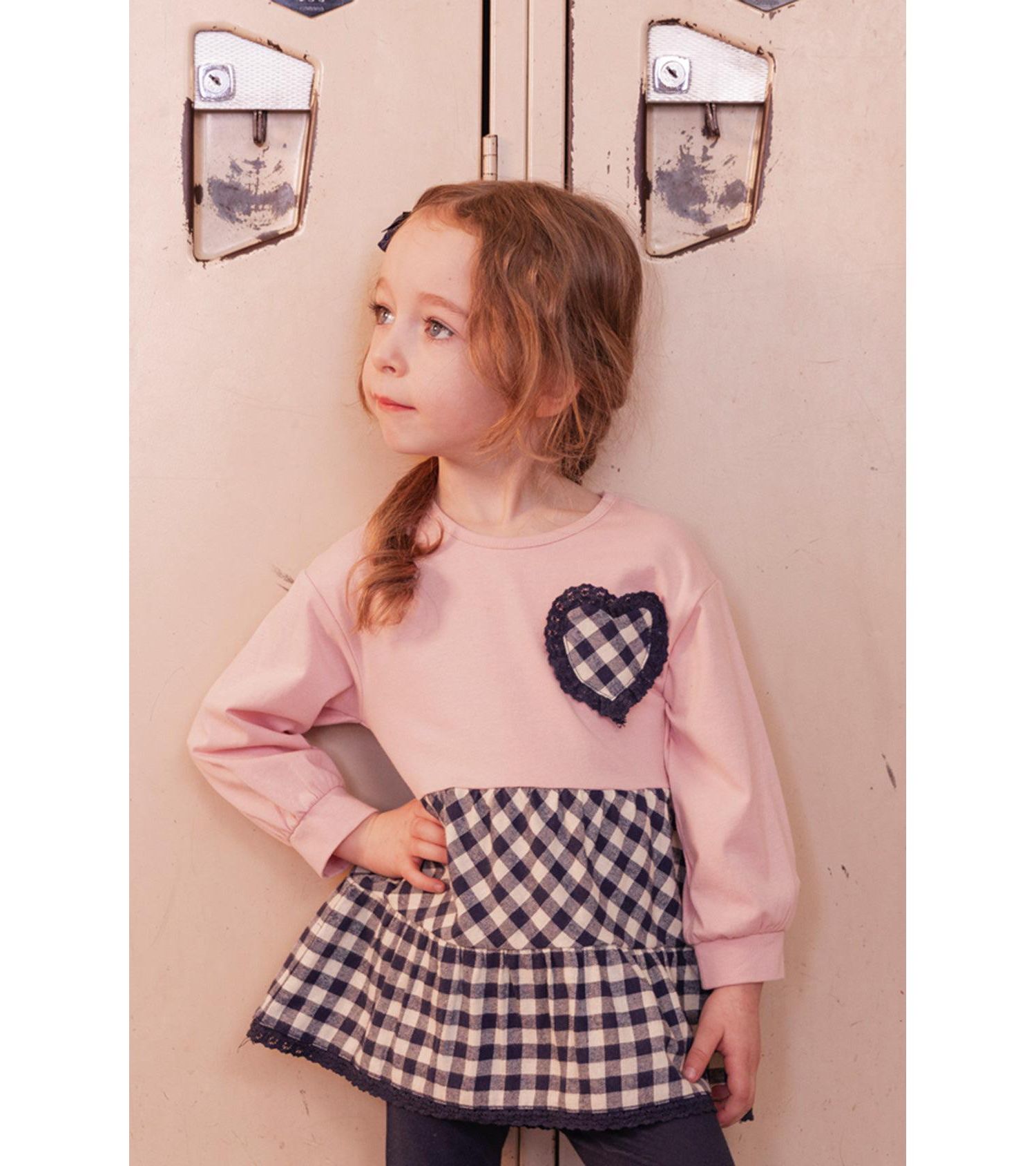 Little and Big Girl's (6-8) Tunic and Leggings Set
