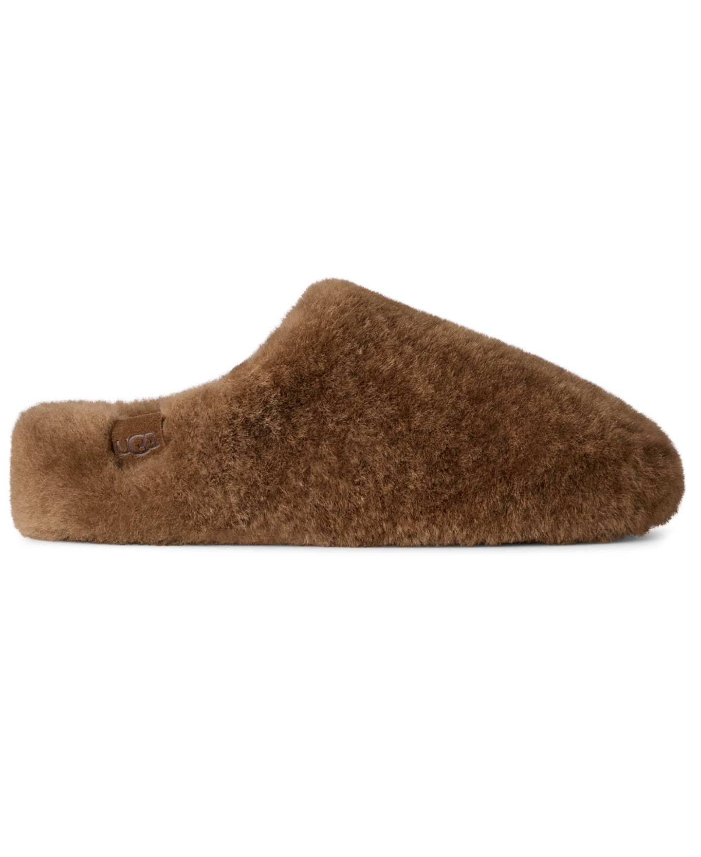 Женские тапочки UGG® Elea Fluffed Slip-On Slippers, цвет: Светлый бронзовый — фото 2