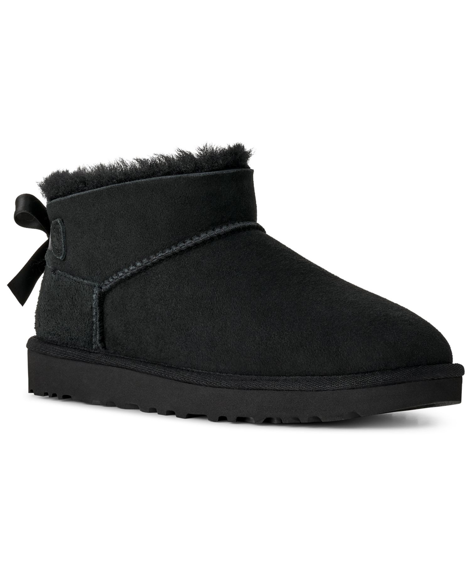 Women's Ultra Mini Bailey Bow Round Toe Booties