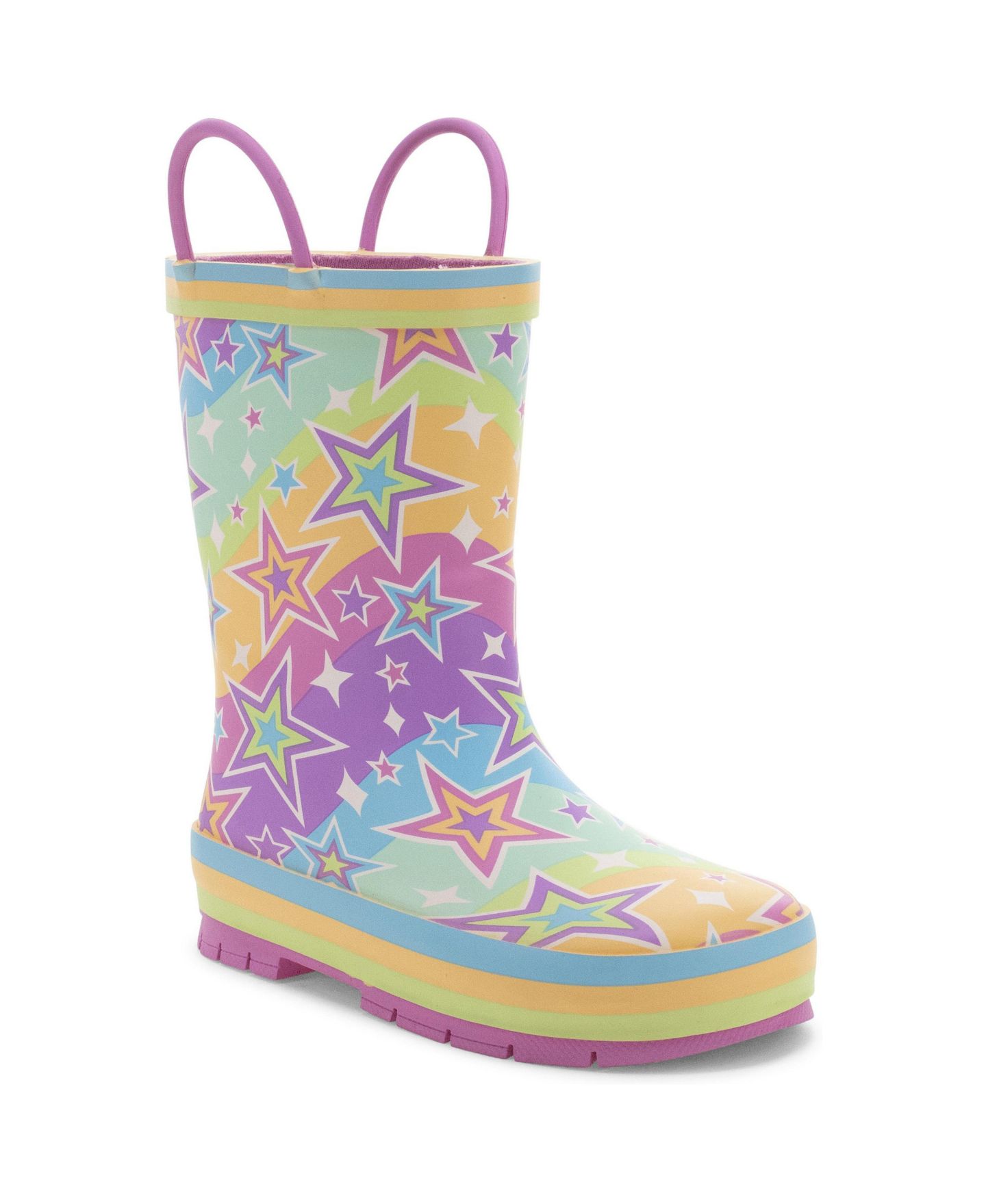 Детские ботинки Western Chief ( 1 to 13) Galaxy Sparkle Rain Boot, цвет: Разноцветный — фото 1